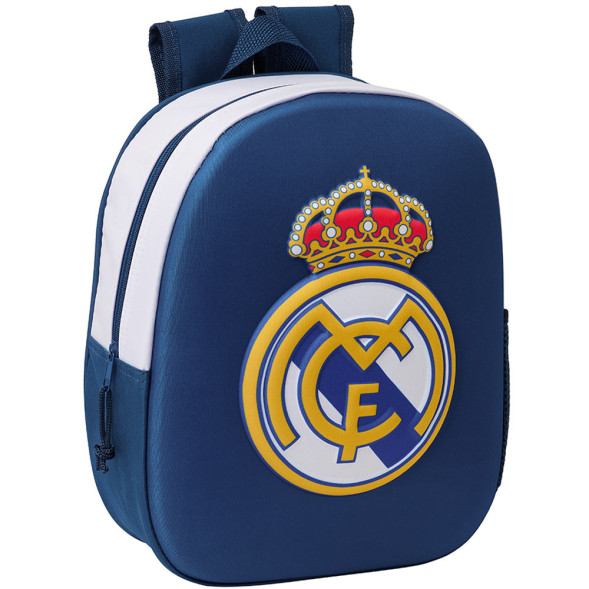 Real Madrid Backpack Blue 3D 33 CM Kindergarten