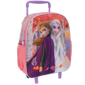 Sac à dos à roulettes maternelle La reine des Neiges 3D 32 CM Frozen