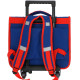 Super Mario Bros Cartella con ruote blu 41 cm - 2 cpt