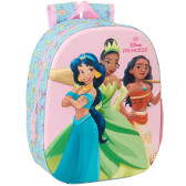 Rugzak Princesses Disney Roze 3D 33 CM Kleuterschool