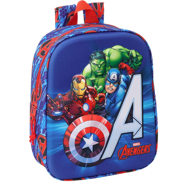 Rugzak Avengers Marvel 3D 27 CM Kleuterschool