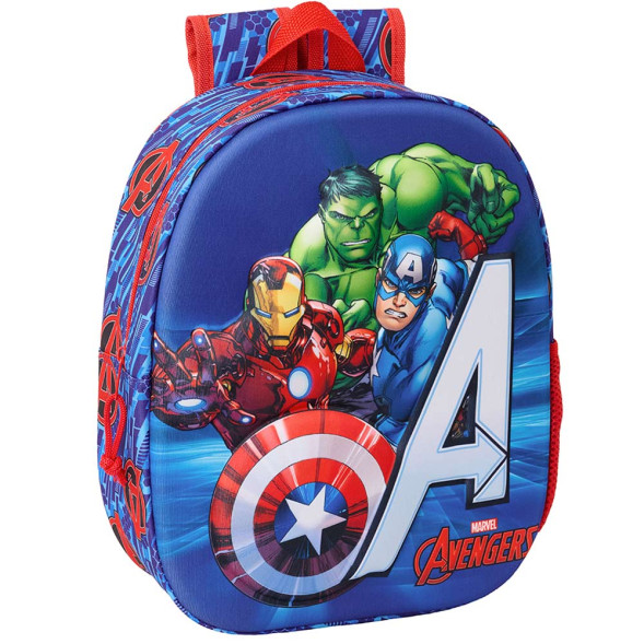 Rugzak Avengers Marvel 3D 33 CM Kleuterschool