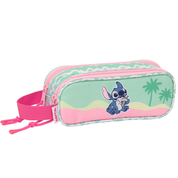 Rechteckiges Federmäppchen Stitch Ice Cream 21 CM - 2 Fächer