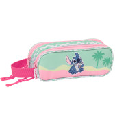 Rechteckiges Federmäppchen Stitch Ice Cream 21 CM - 2 Fächer