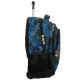 Rugzak met wielen No Fear Skate Let's Go 48 CM Hoogwaardige Trolley
