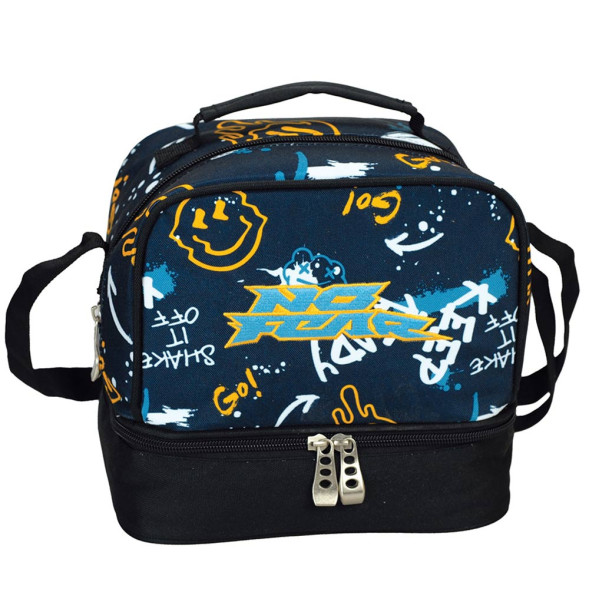 Snack bag No Fear Emoji Graffiti 21 CM - lunch bag