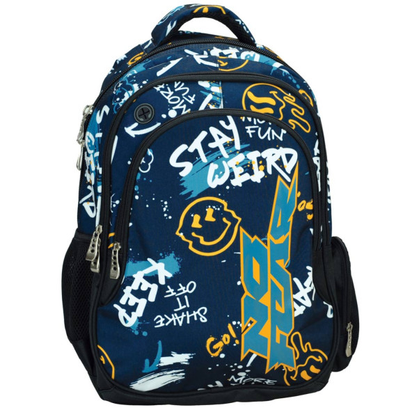 Mochila Emoji Graffiti 43 CM - 2 Cpt