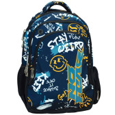 Mochila Emoji Graffiti 43 CM - 2 Cpt