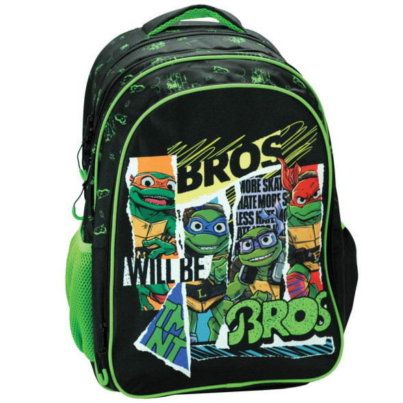 Sac à dos Tortue Ninja Bros 43 CM - 2 Cpt