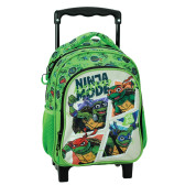 Rugzak met wielen Tortue Ninja Bros 30 CM Kleuterschool