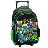 Rugzak met wieltjes Tortue Ninja Bros 46 CM Hoogwaardige Trolley