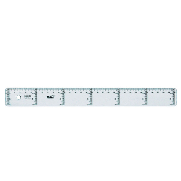 Transparent Ruler 30 CM