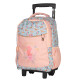 Mochila con ruedas Stalla BIANCA Rosa Pompons - 2 Cpt 43 CM