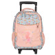Mochila con ruedas Stalla BIANCA Rosa Pompons - 2 Cpt 43 CM