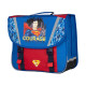 High-end Superman Zwart 38 CM boekentas