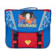 High-end Superman Zwart 38 CM boekentas