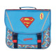 High-end Superman Zwart 38 CM boekentas