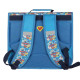 High-end Superman Zwart 38 CM boekentas