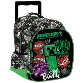 Zaino con rotelle Minecraft Metro Art 30 CM Scuola Materna