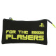 Flat Playstation "For The Player" Pencil Case 22 CM - 3 Compartments