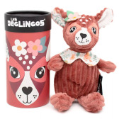 Simply Déglingos Small Plush for Baby - Gift Box Piggy Bank