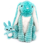 Knuffel Les Ptipotos Déglingos - Knuffel Mama en Baby