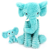 Knuffel Les Ptipotos Déglingos - Knuffel Mama en Baby