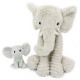 Knuffel Les Ptipotos Déglingos - Knuffel Mama en Baby