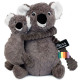 Knuffel Les Ptipotos Déglingos - Knuffel Mama en Baby