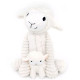 Knuffel Les Ptipotos Déglingos - Knuffel Mama en Baby