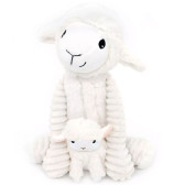 Knuffel Les Ptipotos Déglingos - Knuffel Mama en Baby