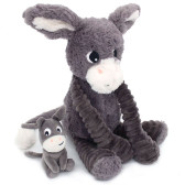 Knuffel Les Ptipotos Déglingos - Knuffel Mama en Baby