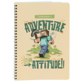 Cahier spirale Minecraft Aventure 24 CM