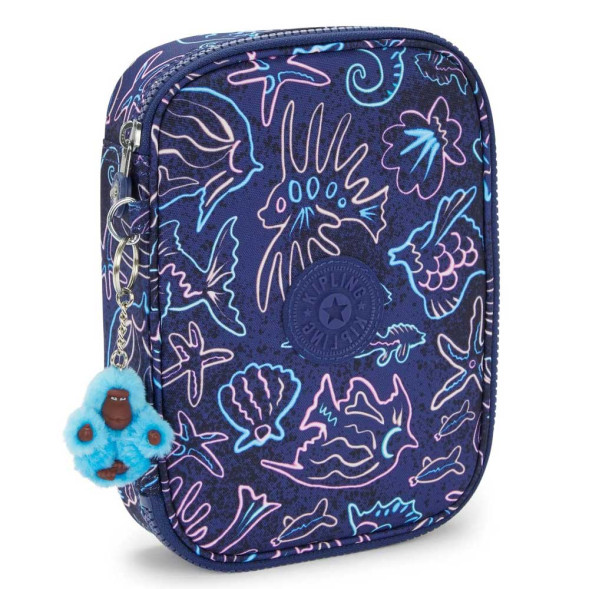 Rectangular pencil case Kipling 100 Pens 21 CM High-End