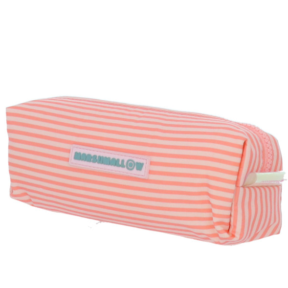 Estuche Rectangular Marshmallow Salmón 22 CM