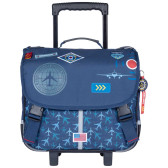 KIP GIRL 38 CM tas op wielen