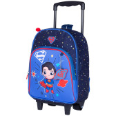 Superhelden-Comics CHIBI 3D Rucksack mit Rollen 31 CM Kindergarten Trolley