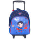Zaino con ruote Super Eroi Comics CHIBI 3D 31 CM Trolley per l'asilo