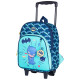 Superhelden-Comics CHIBI 3D Rucksack mit Rollen 31 CM Kindergarten Trolley