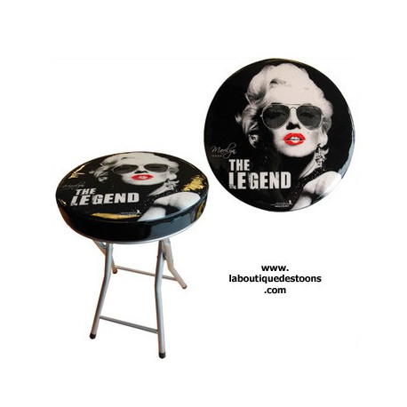 Tabouret vinyl Marilyn Monroe 50 CM