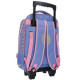 Rolling backpack Téo Jasmin Flowers 43 CM - Premium school bag