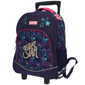 Sac à dos à roulettes Ettavee Bright Star 43 CM - Cartable haut de gamme
