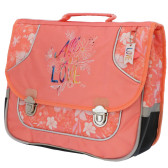 Satchel ETTAVEE Love Papillon Roos 38 CM