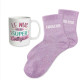 Fabulous Colleague Glitter Mug and Socks Set
