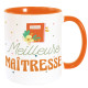 Mug orange Meilleure Maitresse
