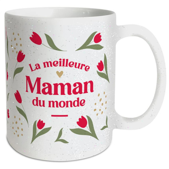 Tazza Super Collega con Glitter