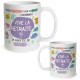 Taza Femenina Jubilación Brillantina