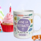 Taza Femenina Jubilación Brillantina