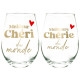 Valentine's Day Duo Glasses Set