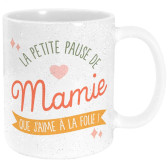 Taza La Pequeña Pausa De Abuelita Purpurina